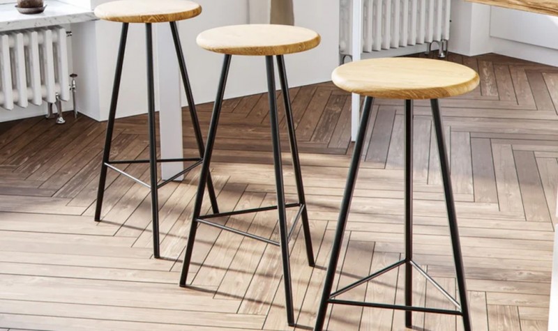 Oak Bar Stool